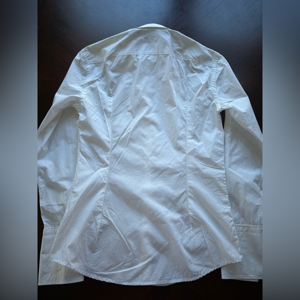 Boss Cream Dress Shirt - Picture 6 of 9